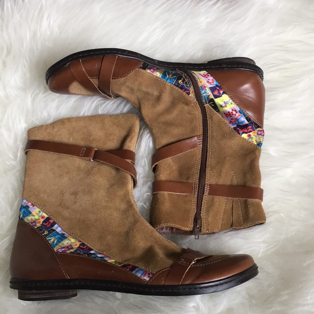 M by Morenation Suede Leather Boots, 9